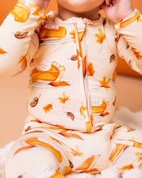 Baby Kids Bamboo Pajamas — Easy As Pie Convertible Romper — Image 1