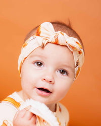 Baby Kids Bamboo Pajamas — Easy As Pie Headwrap — Image 1