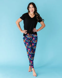 Baby Kids Bamboo Pajamas — Easy Tiger Women's Pants — Image 1