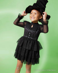 Baby Kids Bamboo Pajamas — Wicked Elphaba Tutu Dress with Shorts — Image 1