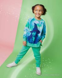 Baby Kids Bamboo Pajamas — Wicked Elphaba Jogger Set — Image 1