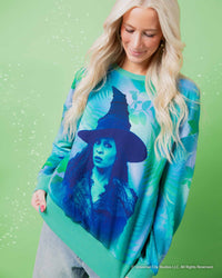 Baby Kids Bamboo Pajamas — Wicked Elphaba Women's Relaxed Sweatshirt — Image 1