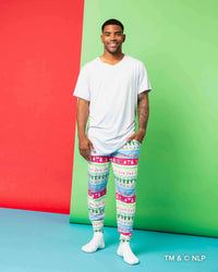 Baby Kids Bamboo Pajamas — Buddy The Elf™ Fair Isle Winter Wonderland Men's Pants — Image 1