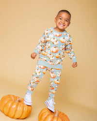 Baby Kids Bamboo Pajamas — Fall Era Jogger Set — Image 1