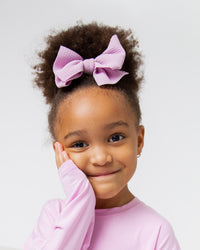 Baby Kids Bamboo Pajamas — Solid Alligator Clips — Image 1
