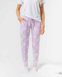 Baby Kids Bamboo Pajamas — Feelin' Snow Pretty Women's Pants — Image 1