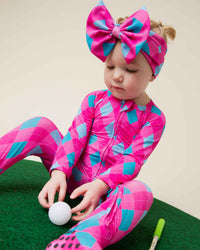 Baby Kids Bamboo Pajamas — Fore The Love Biggie Bow — Image 1