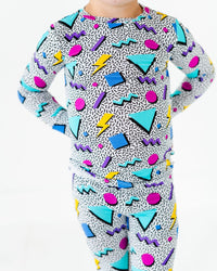Baby Kids Bamboo Pajamas — Fresh Prints of Bel-Air Two-Piece Pajama Set - Long Sleeves — Image 1