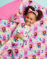 Baby Kids Bamboo Pajamas — Gabby's Dollhouse™ Bum Bum Blanket — Image 1
