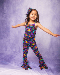Baby Kids Bamboo Pajamas — Glow Getter Sleeveless Bell Bottom Jumpsuit — Image 1