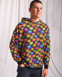 Baby Kids Bamboo Pajamas — Glow Hard or Glow Home Unisex Adult Hoodie — Image 1