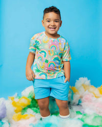 Baby Kids Bamboo Pajamas — Good As Gold T-Shirt — Image 1