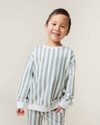 Baby Kids Bamboo Pajamas — Grow With The Flow Crew Neck Sweatshirt — Image 1