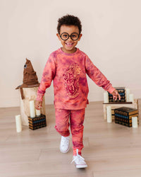 Baby Kids Bamboo Pajamas — Harry Potter™ Gryffindor Jogger Set — Image 1