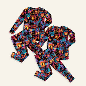 Baby Kids Bamboo Pajamas — I Haunt It That Way Pajama Set 2-Pack Bundle — Image 1