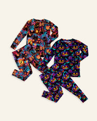 Baby Kids Bamboo Pajamas — Glow Getter & I Haunt It That Way Pajama Set Bundle — Image 1