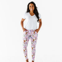 Baby Kids Bamboo Pajamas — Hay Girl, Hay Women's Pants — Image 1