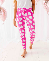 Baby Kids Bamboo Pajamas — Heart It All Before Women's Pants — Image 1