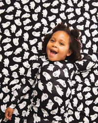 Baby Kids Bamboo Pajamas — Here Ghost Nothing Bum Bum Blanket - Plush — Image 1