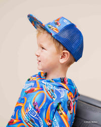Baby Kids Bamboo Pajamas — Hot Wheels™ Full Throttle Hat — Image 1