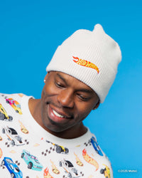 Baby Kids Bamboo Pajamas — Hot Wheels™ Rebel Racer Adult Beanie — Image 1