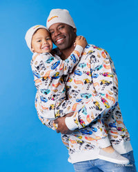Baby Kids Bamboo Pajamas — Hot Wheels™ Rebel Racer Adult Unisex Crew Neck Sweatshirt — Image 1