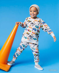 Baby Kids Bamboo Pajamas — Hot Wheels™ Rebel Racer Jogger Set — Image 1