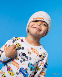 Baby Kids Bamboo Pajamas — Hot Wheels™ Rebel Racer Kid's Beanie — Image 1