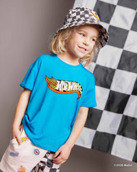 Baby Kids Bamboo Pajamas — Hot Wheels™ Flame Runner T-Shirt — Image 1