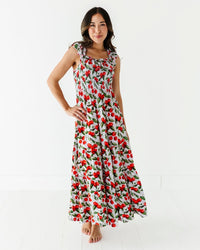 Baby Kids Bamboo Pajamas — I Cherry-ish You Women's Dress — Image 1
