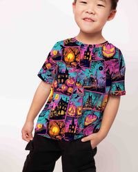 Baby Kids Bamboo Pajamas — I Haunt It That Way T-Shirt — Image 1