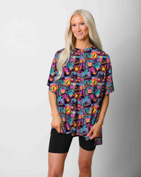 Baby Kids Bamboo Pajamas — I Haunt It That Way Women's Oversized T-Shirt — Image 1