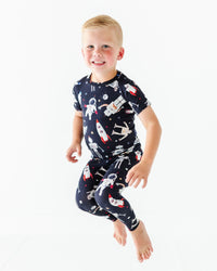 Baby Kids Bamboo Pajamas — I Need Space Two-Piece Pajama Set - Short Sleeve — Image 1