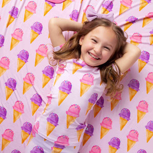 Baby Kids Bamboo Pajamas — Inside Scoop Bum Bum Blanket — Image 1