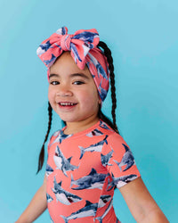 Baby Kids Bamboo Pajamas — Jaws Dropping Biggie Bow — Image 1