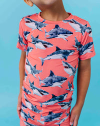 Baby Kids Bamboo Pajamas — Jaws Dropping Two-Piece Pajama Shorts Set — Image 1