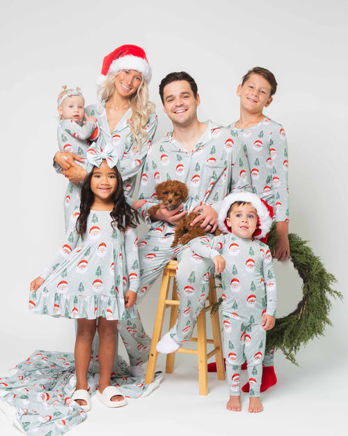 Baby Kids Bamboo Pajamas — Just BeClause Biggie Bow — Image 7