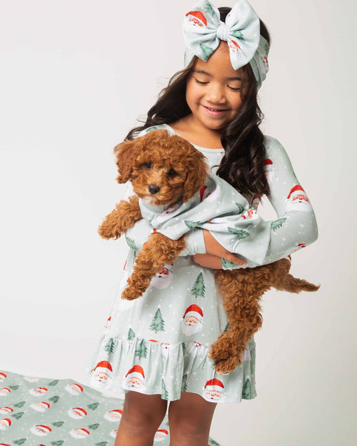 Baby Kids Bamboo Pajamas — Just BeClause Biggie Bow — Image 5