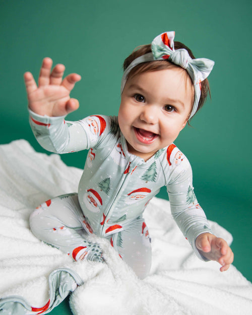Baby Kids Bamboo Pajamas — Just BeClause Convertible Romper — Image 9