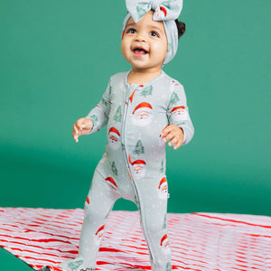 Baby Kids Bamboo Pajamas — Just BeClause Footie — Image 1