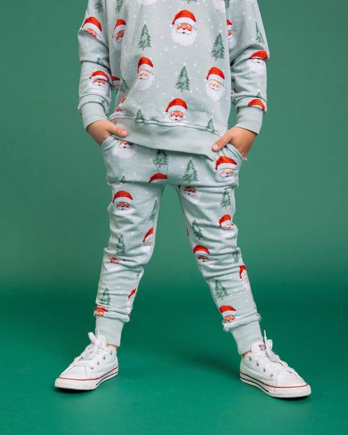 Baby Kids Bamboo Pajamas — Just BeClause Jogger Set — Image 4