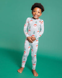 Baby Kids Bamboo Pajamas — Just BeClause Long Sleeve Pajama Set — Image 1
