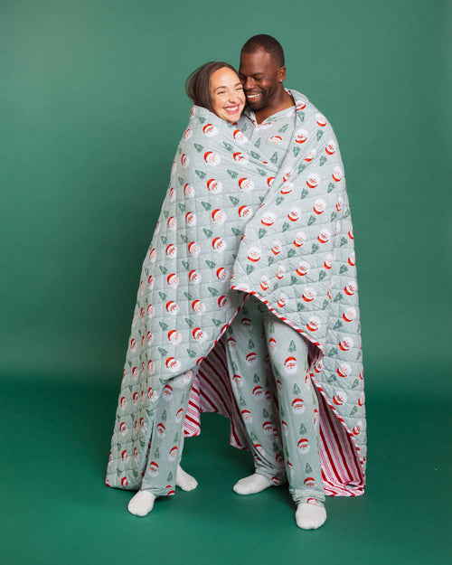 Baby Kids Bamboo Pajamas — Just BeClause Quilted Bum Bum Blanket - Adult — Image 5