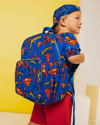 Baby Kids Bamboo Pajamas — SUPERMAN™ Kryptonite Crusher Kids Backpack — Image 1