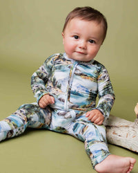 Baby Kids Bamboo Pajamas — Bums Goes Camping Convertible Romper Bundle — Image 5