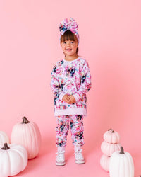 Baby Kids Bamboo Pajamas — Left Me On Dead Jogger Set — Image 1