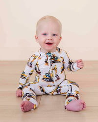 Baby Kids Bamboo Pajamas — Load & Behold Convertible Romper — Image 1