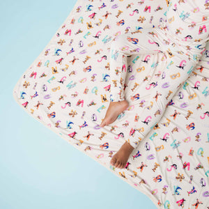 Baby Kids Bamboo Pajamas — Looney Tunes™ Bum Bum Blanket — Image 1