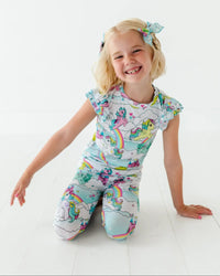 Baby Kids Bamboo Pajamas — My Little Pony™: Classic Cap Sleeve Two-Piece Pajama Set — Image 1