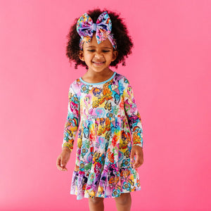 Baby Kids Bamboo Pajamas — My Little Pony™: Friendship is Magic Girls Dress & Shorts Set — Image 1